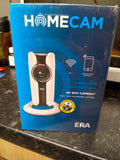 Homcom white surveillance camera factory sealed in original packaging.
