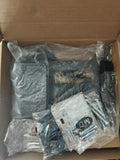 Qilive black motor vehicle suspension parts new in box with sleek design.